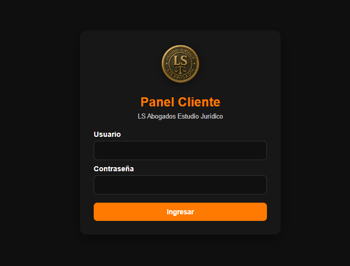 Panel cliente LS Abogados